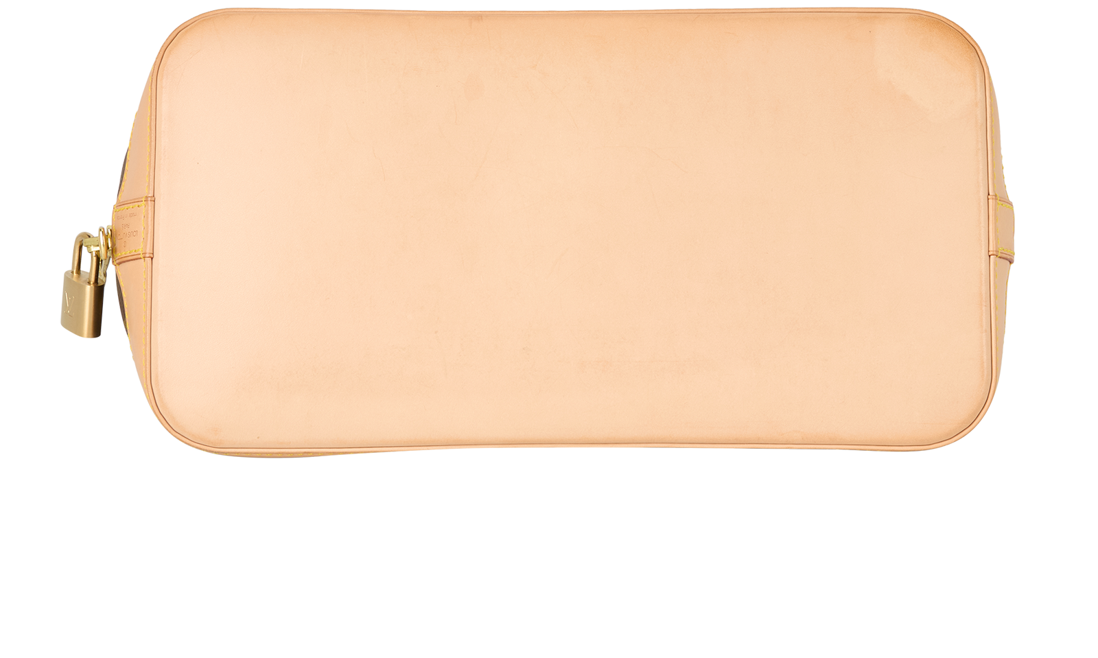 Alma PM, &pound;795, Handbags, Brown, Canvas/Leather, Top view